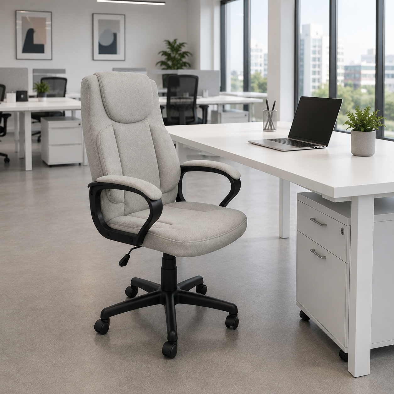 Silla Oficina Evan Gris