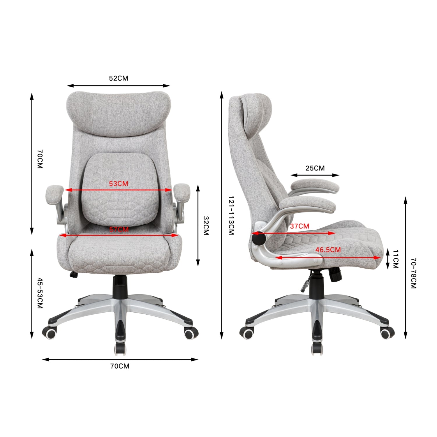 Silla Oficina Milan Negra