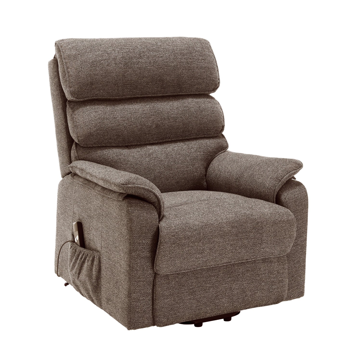 Sillón Reclinable Evan Pana Chocolate Eléctrico