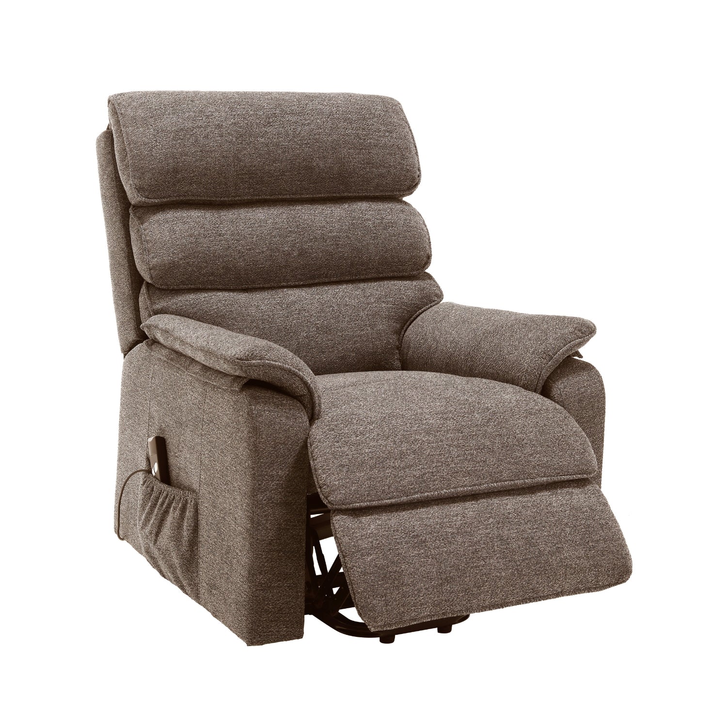 Sillón Reclinable Evan Pana Chocolate Eléctrico