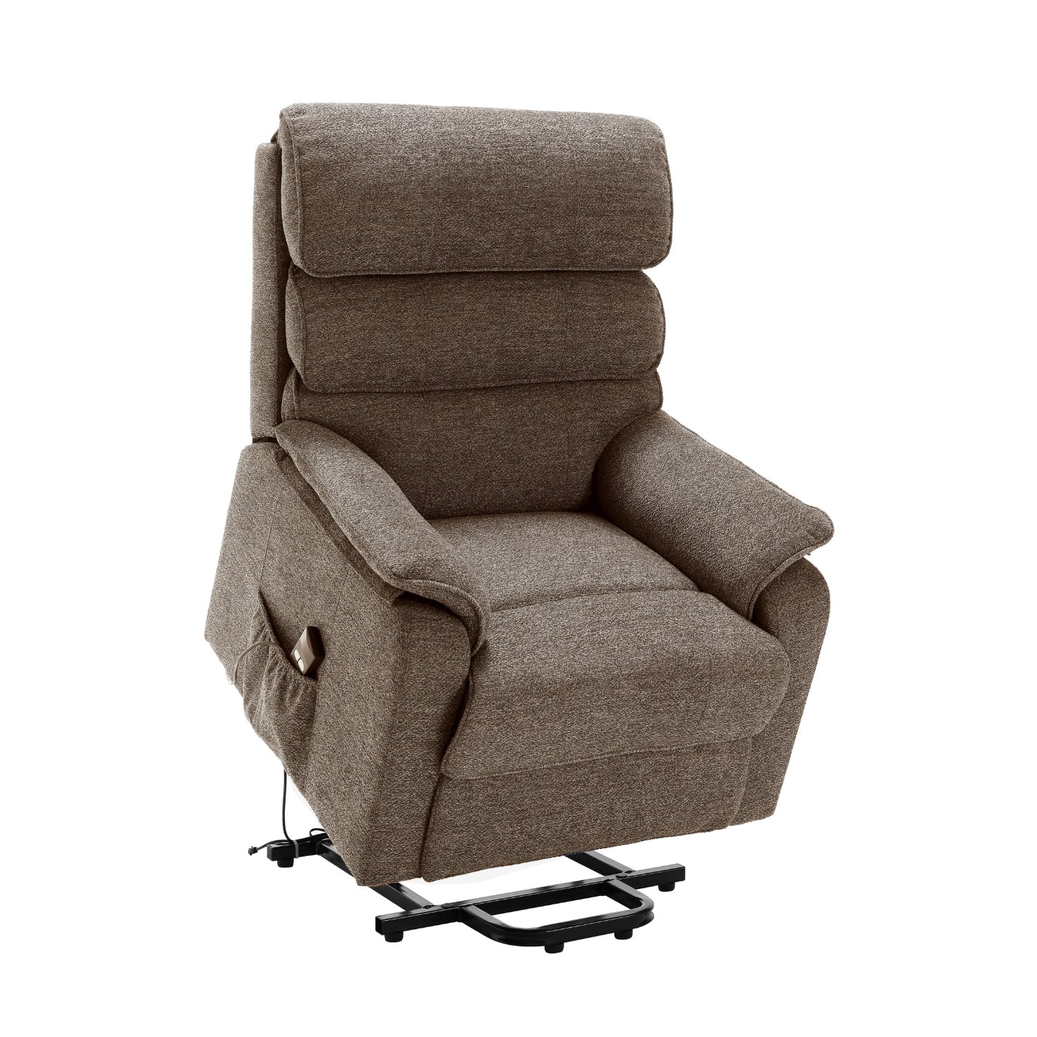 Sillón Reclinable Evan Pana Chocolate Eléctrico