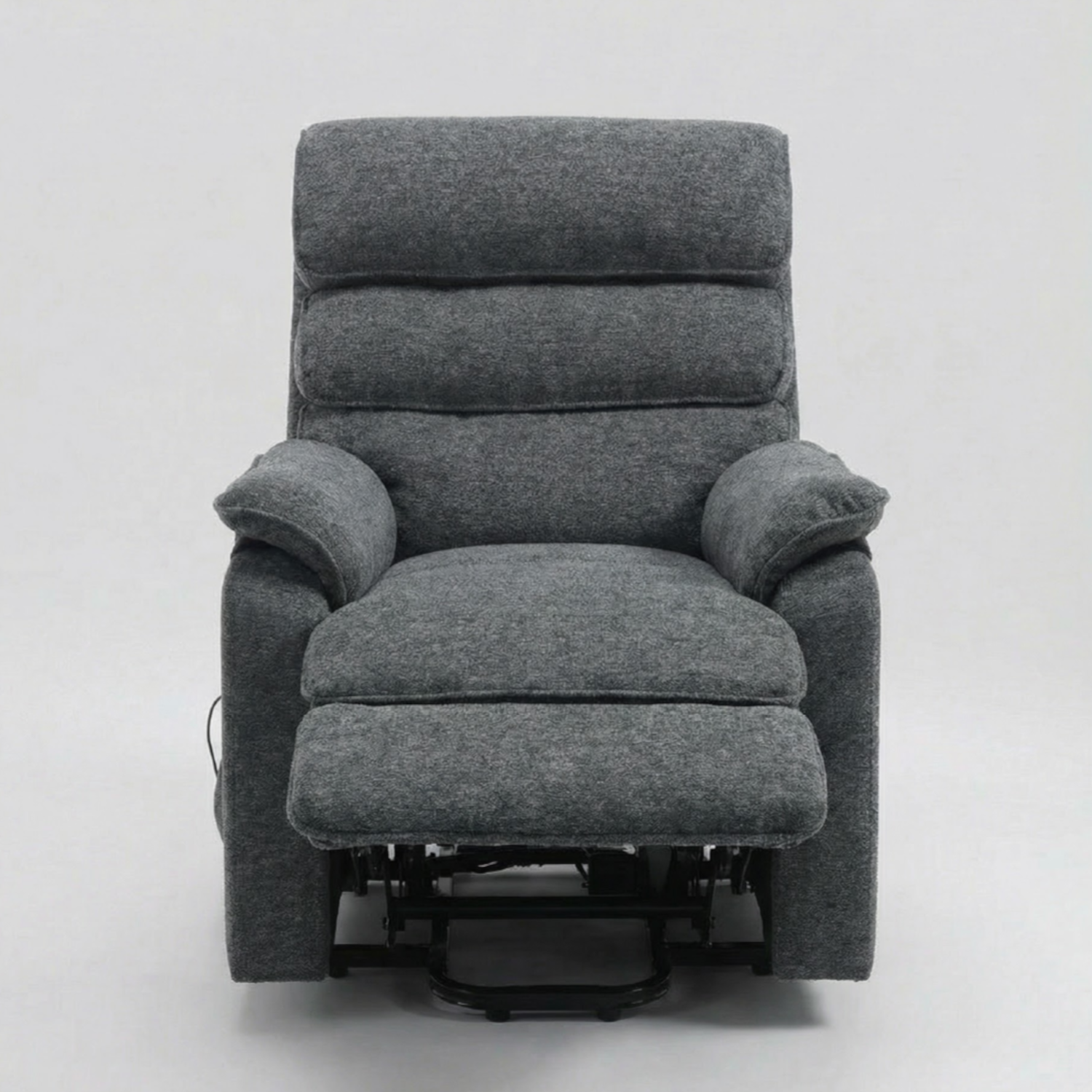 Sillón Reclinable Evan Pana Plomo Eléctrico