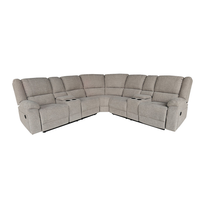 Sala Rinconera Reclinable Morgan Microfibra Taupe