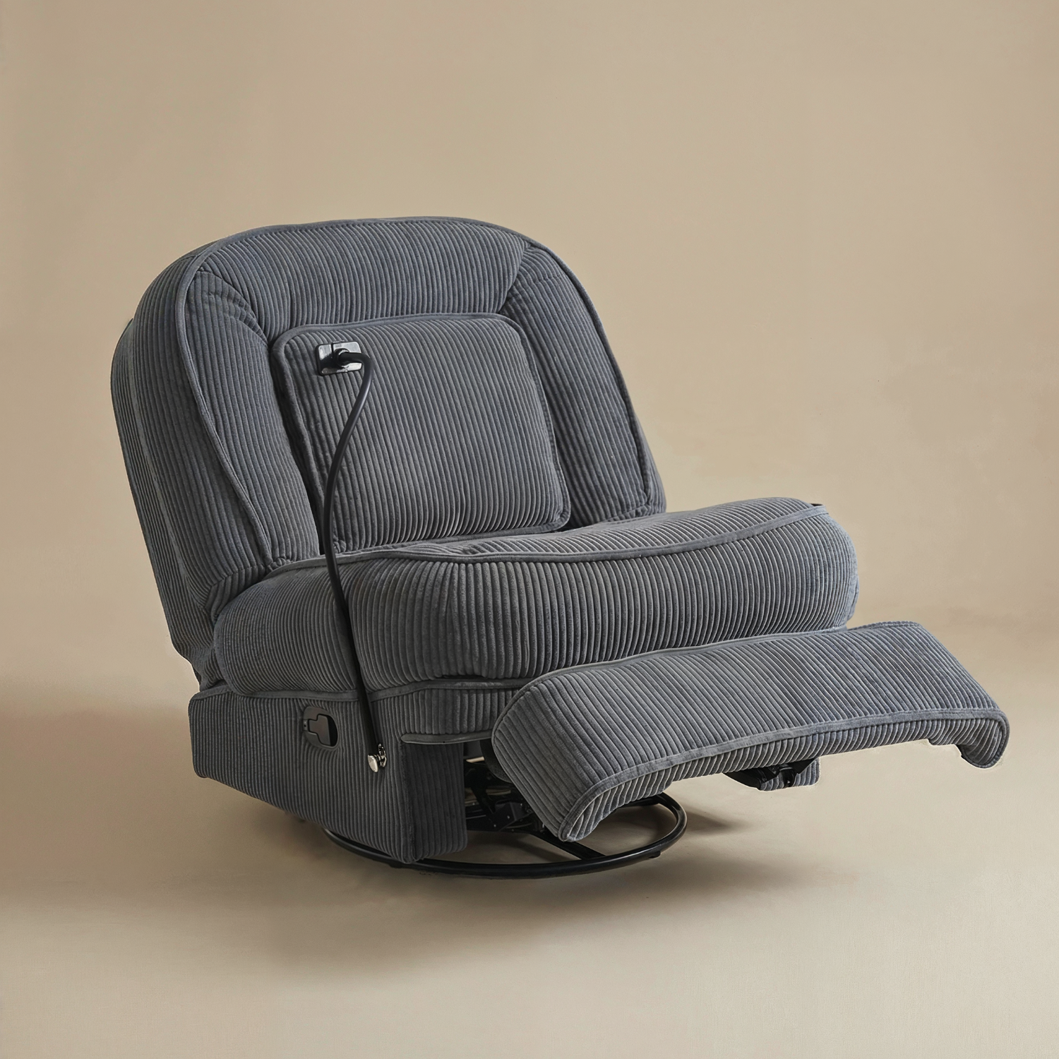 Silla Reclinable Gary Pana Plomo