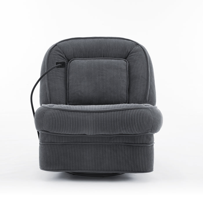 Silla Reclinable, Mecedora Gary Pana Plomo