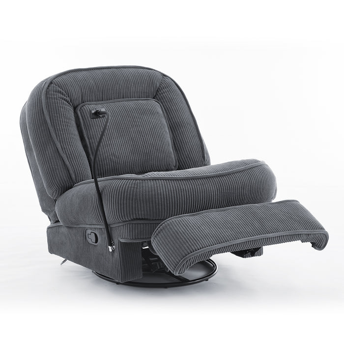 Silla Reclinable, Mecedora Gary Pana Plomo