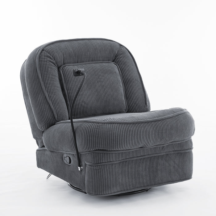 Silla Reclinable, Mecedora Gary Pana Plomo