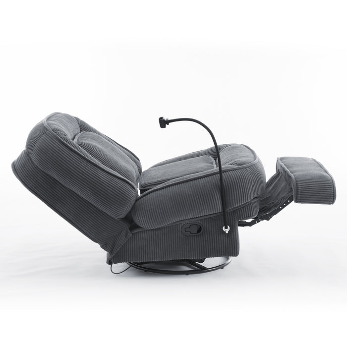 Silla Reclinable, Mecedora Gary Pana Plomo