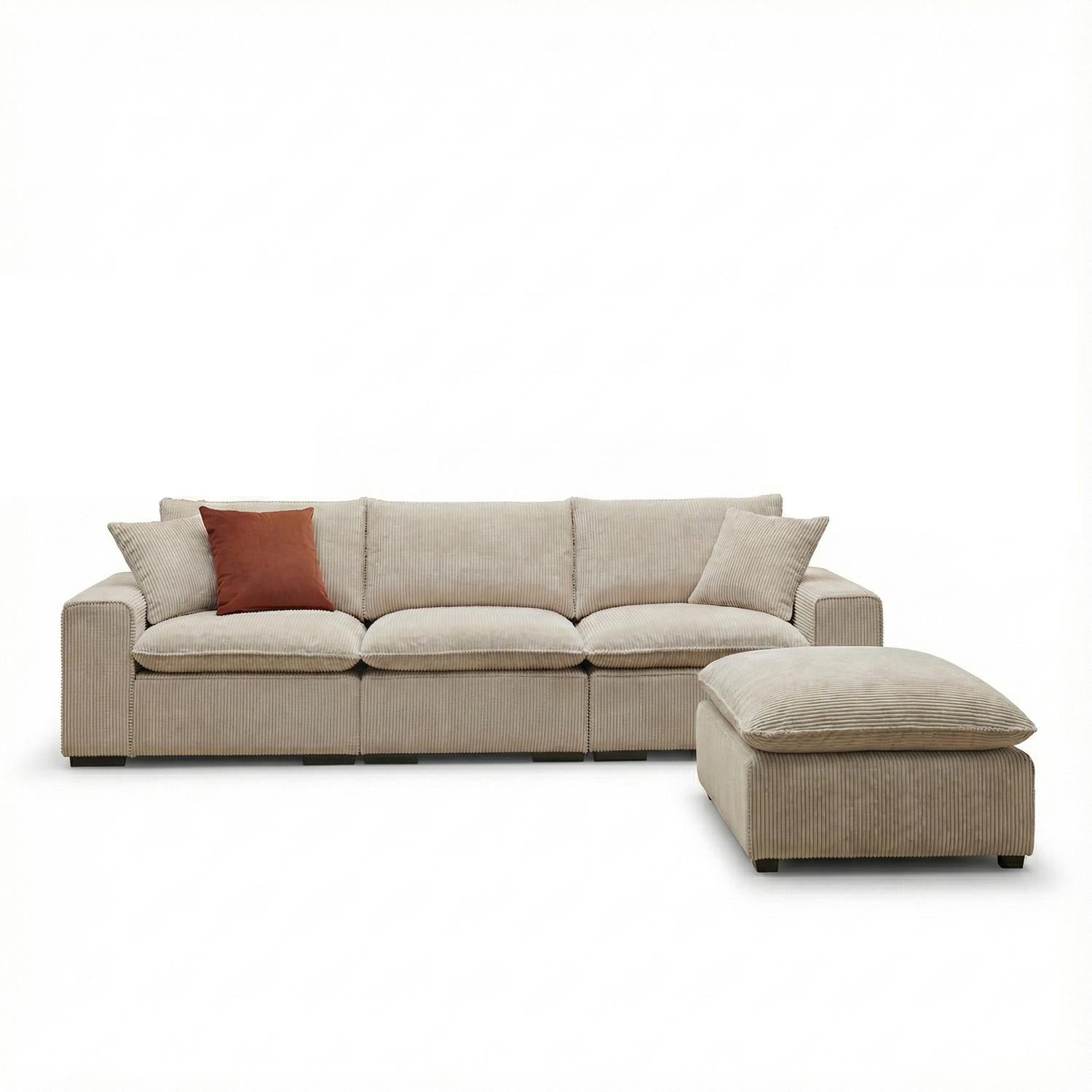 Sala Rinconera Zoe Lino Beige