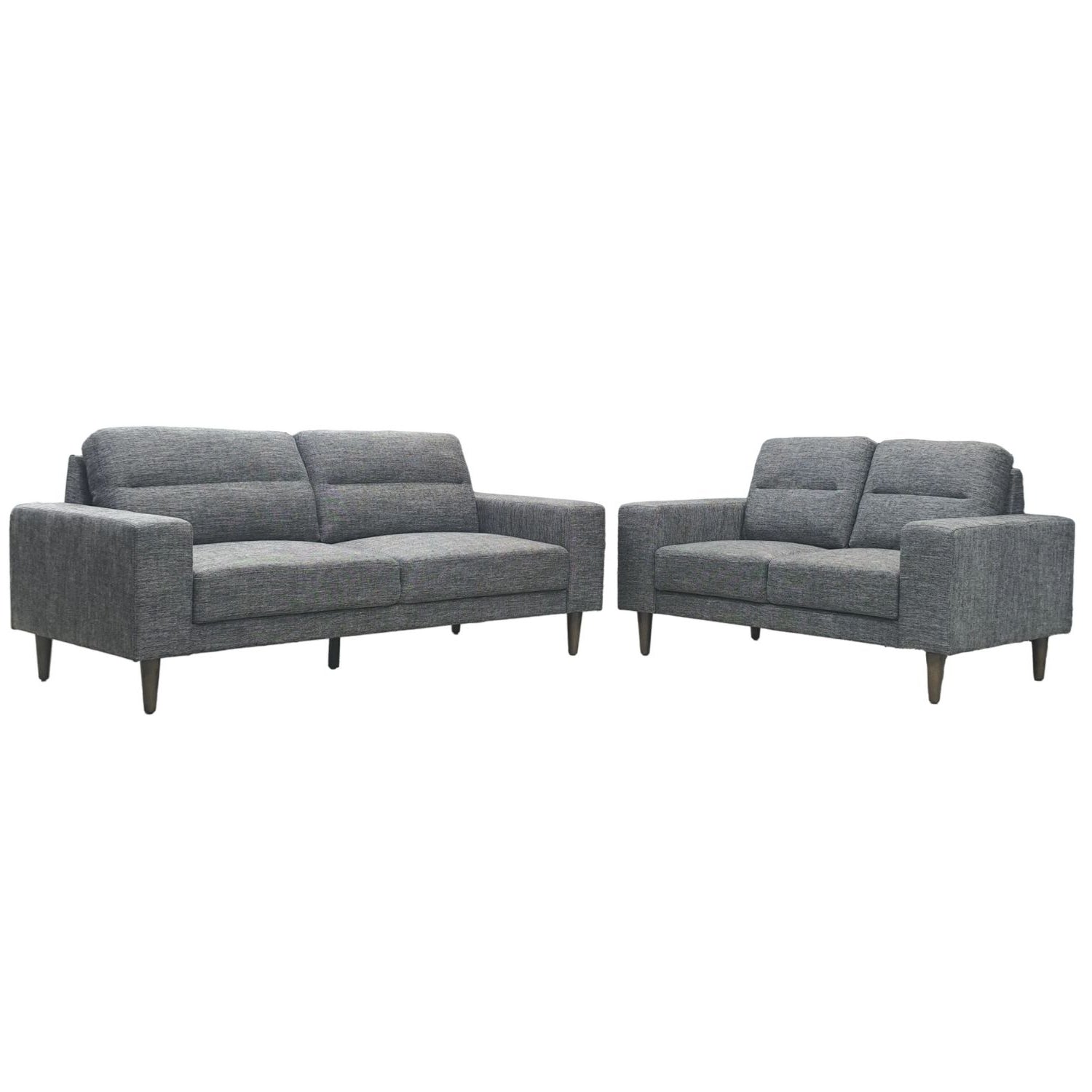 Sala Modular Vitta Lino Negro, Natural Oscuro
