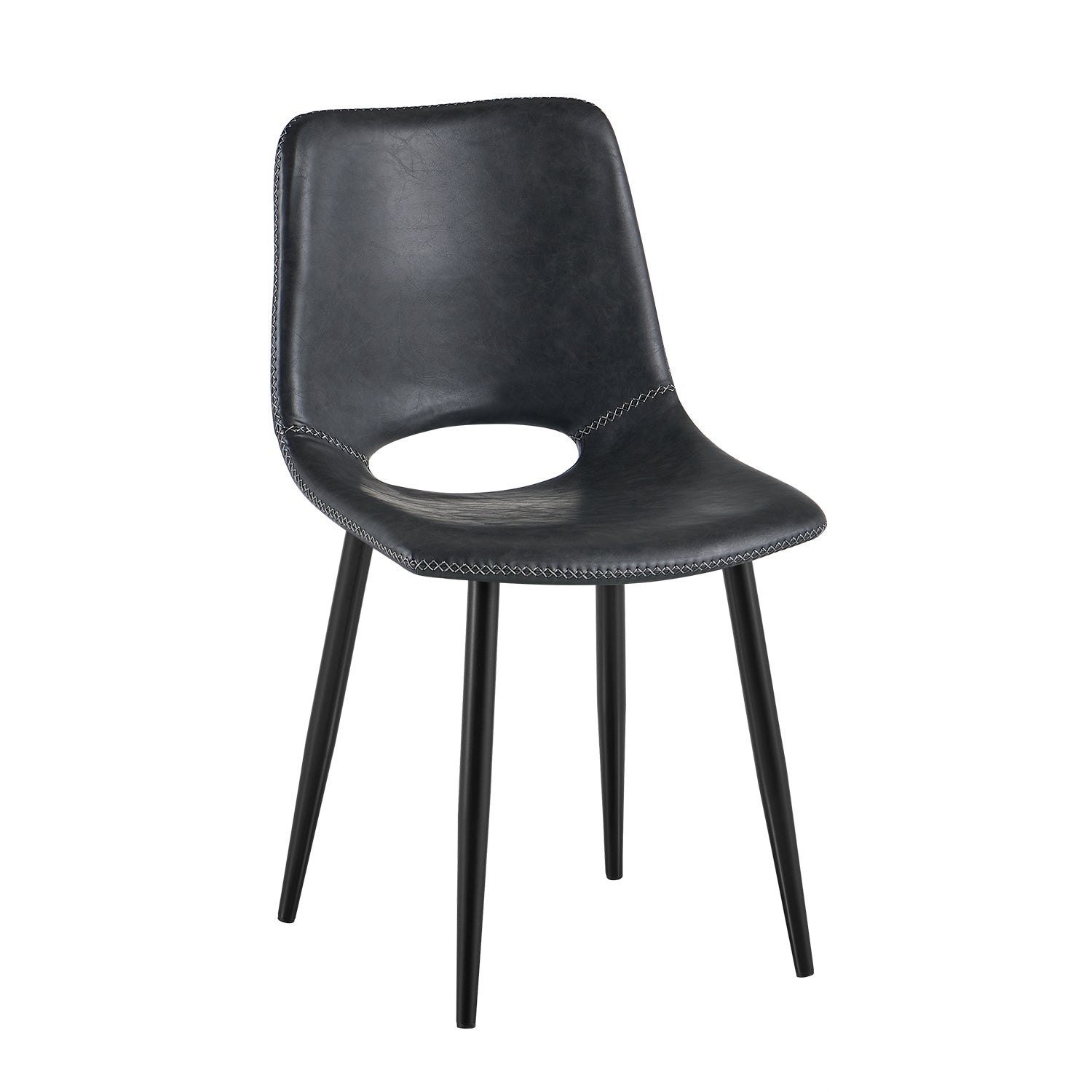 Silla Comedor Thomas Eurocuero Gris