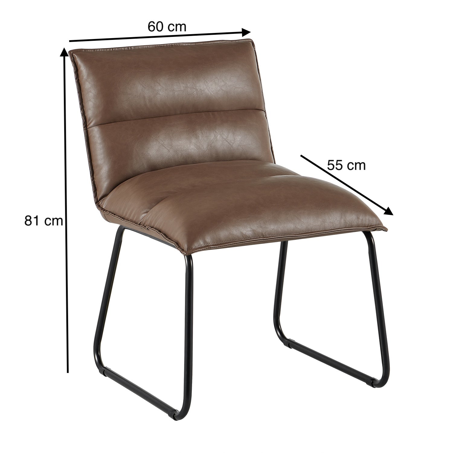 Silla Comedor Tivoli Eurocuero Taupe