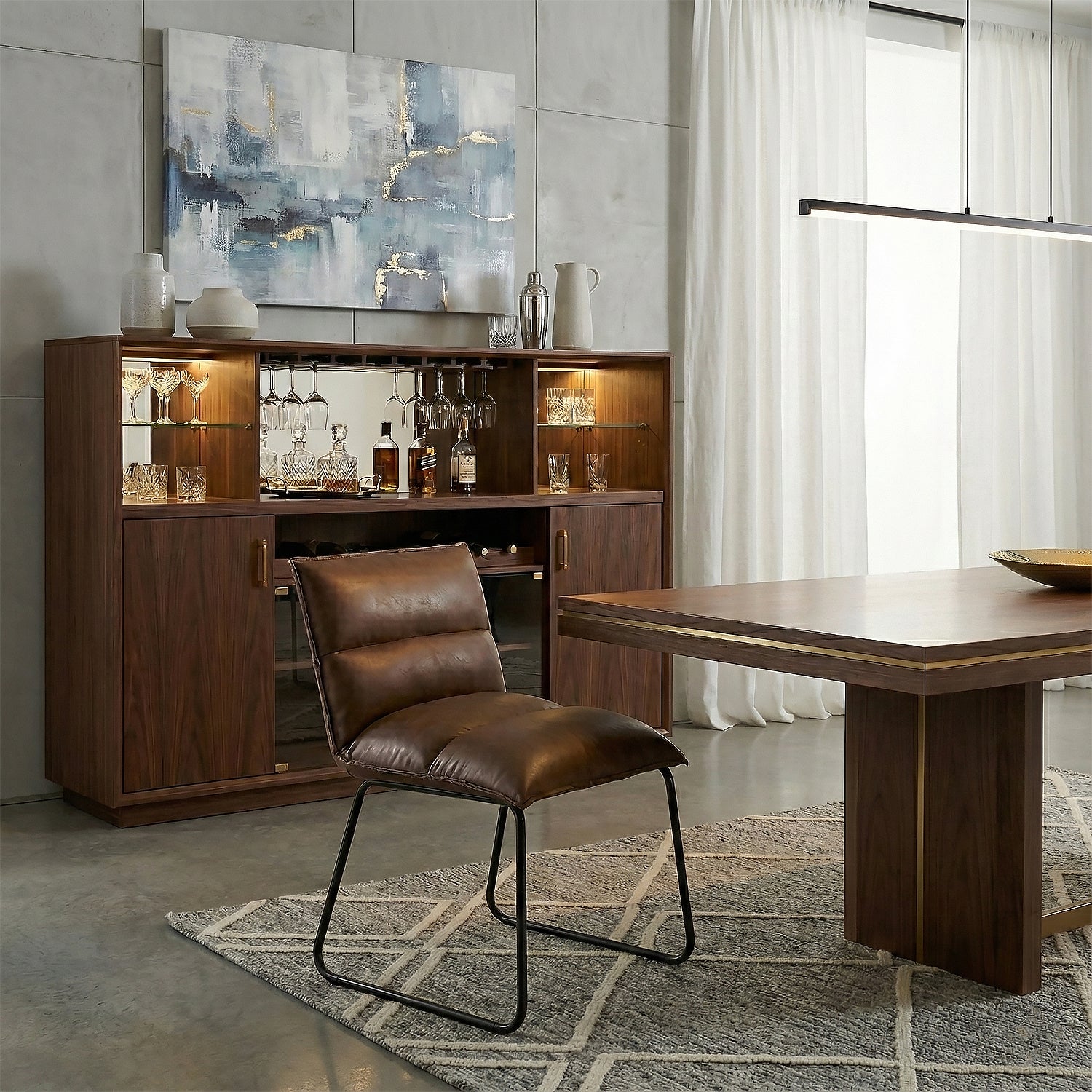 Silla Comedor Tivoli Eurocuero Taupe