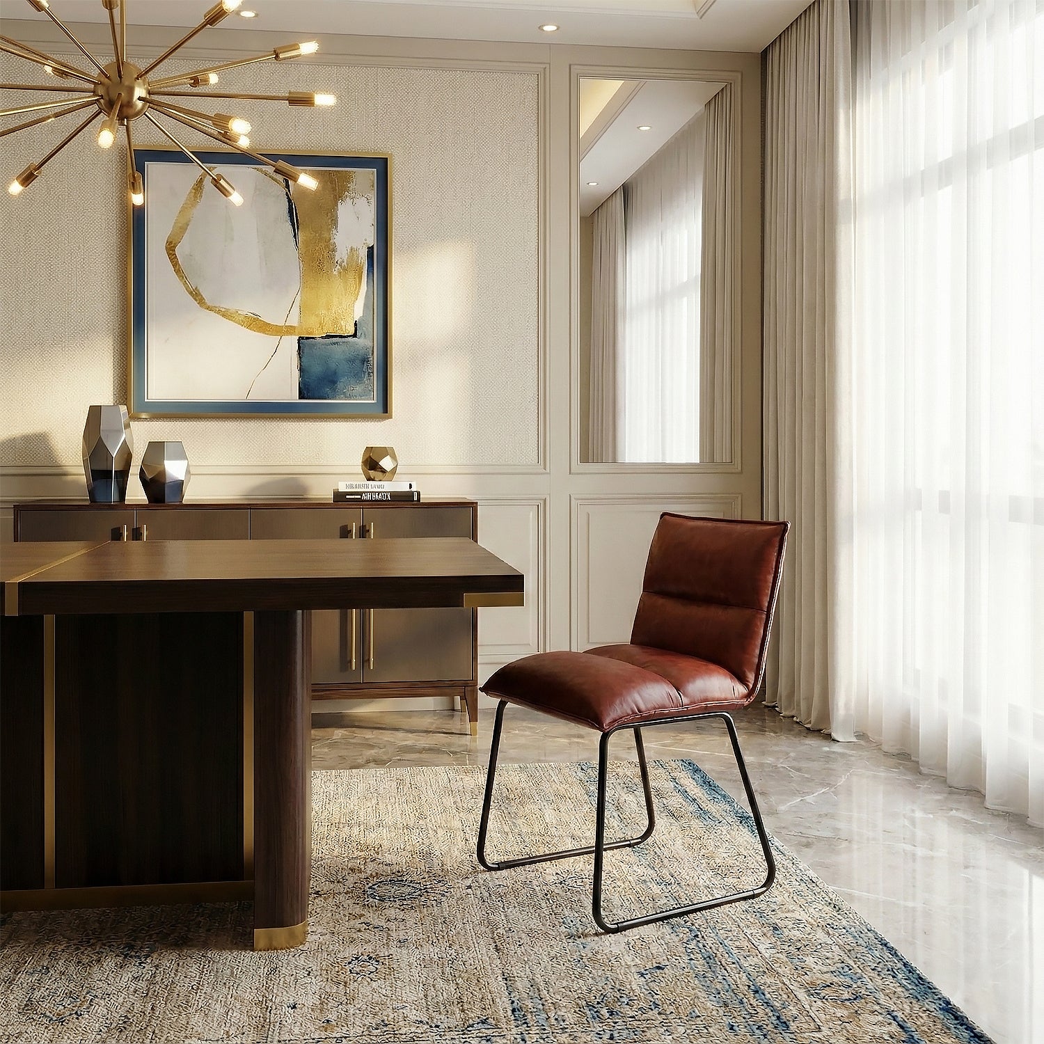Silla Comedor Tivoli Eurocuero Rosa