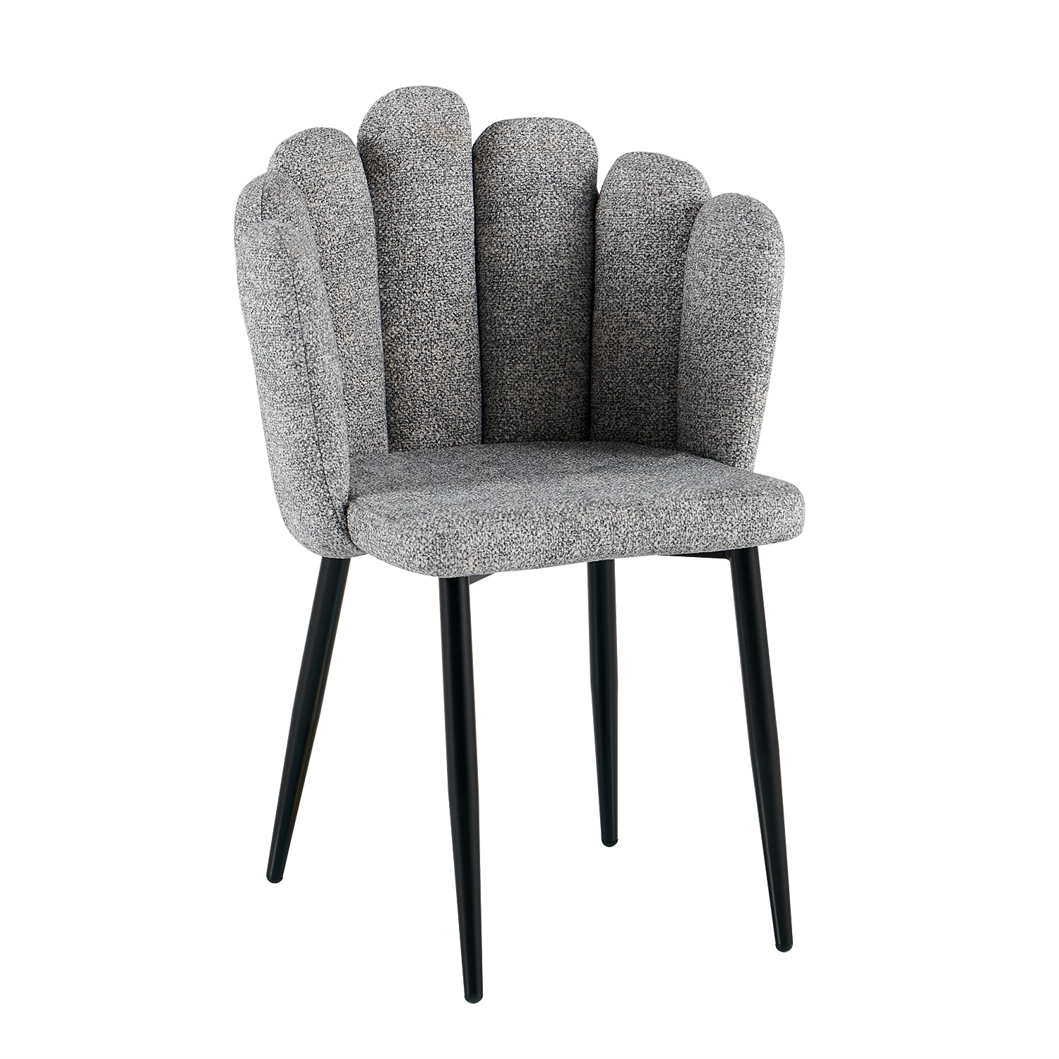 Silla Comedor Helen Microfibra Plata