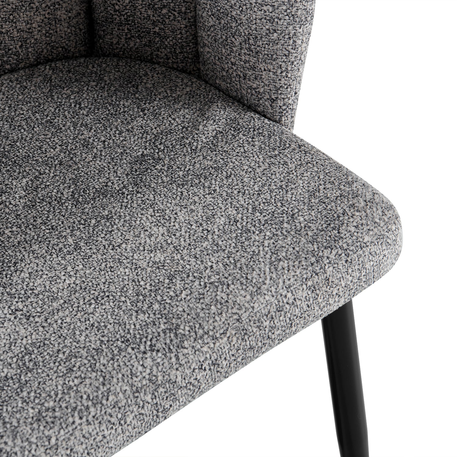Silla Comedor Helen Microfibra Plata