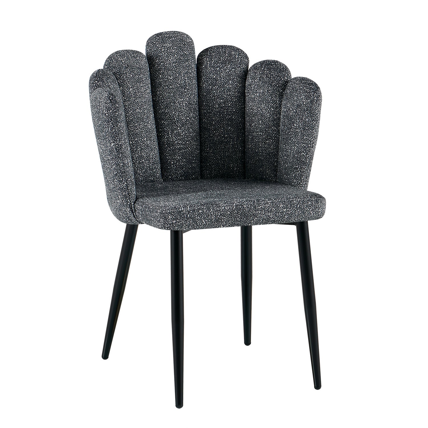 Silla Comedor Helen Microfibra Plomo