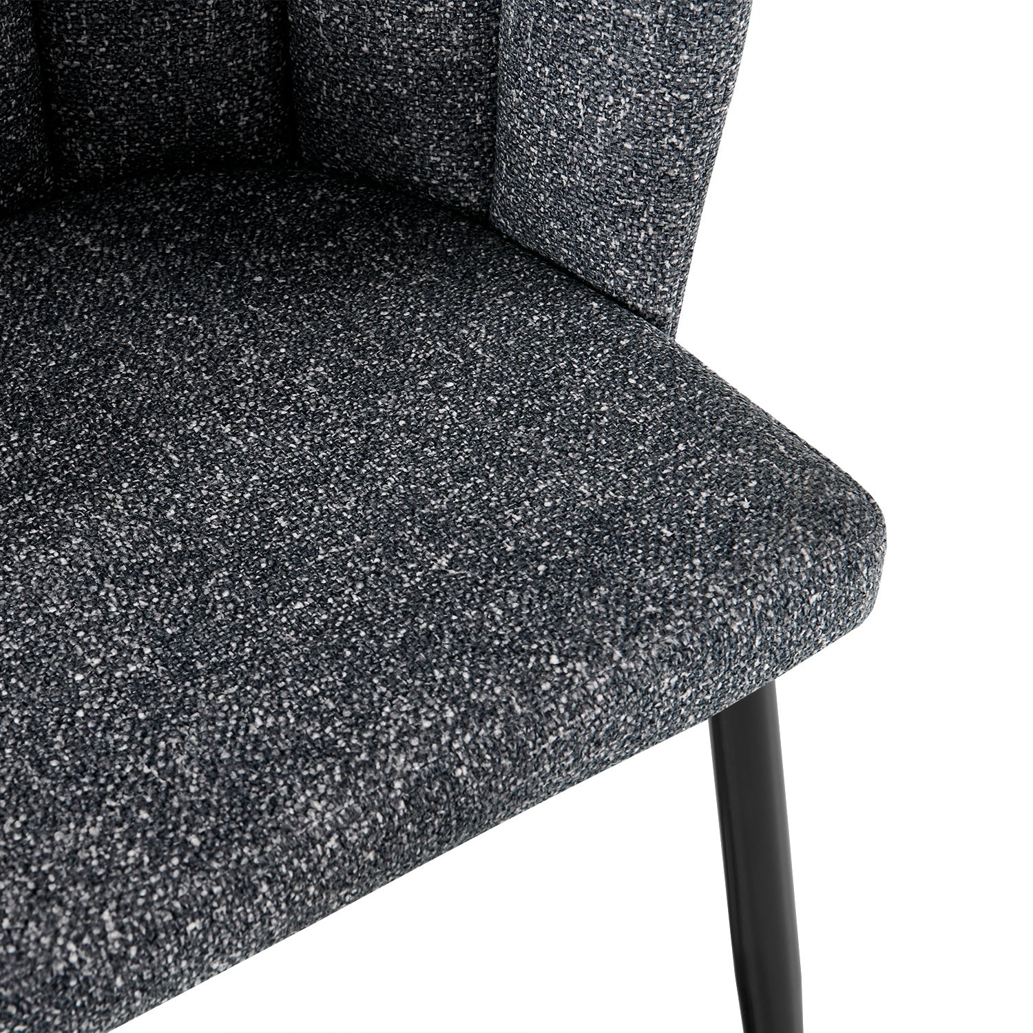 Silla Comedor Helen Microfibra Plomo