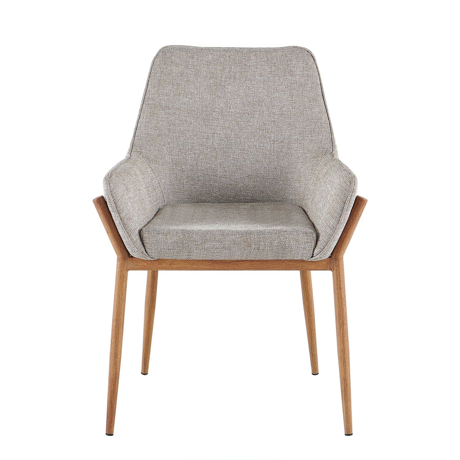 Silla Comedor Ventury Microfibra Beige, Natural