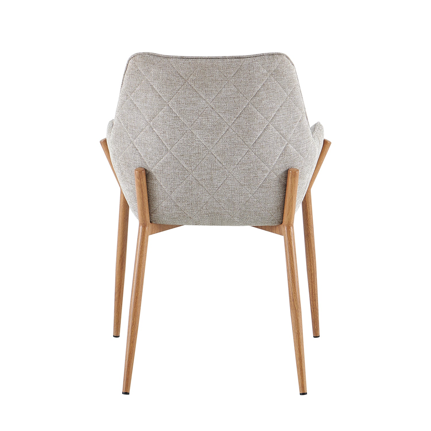 Silla Comedor Ventury Microfibra Beige, Natural
