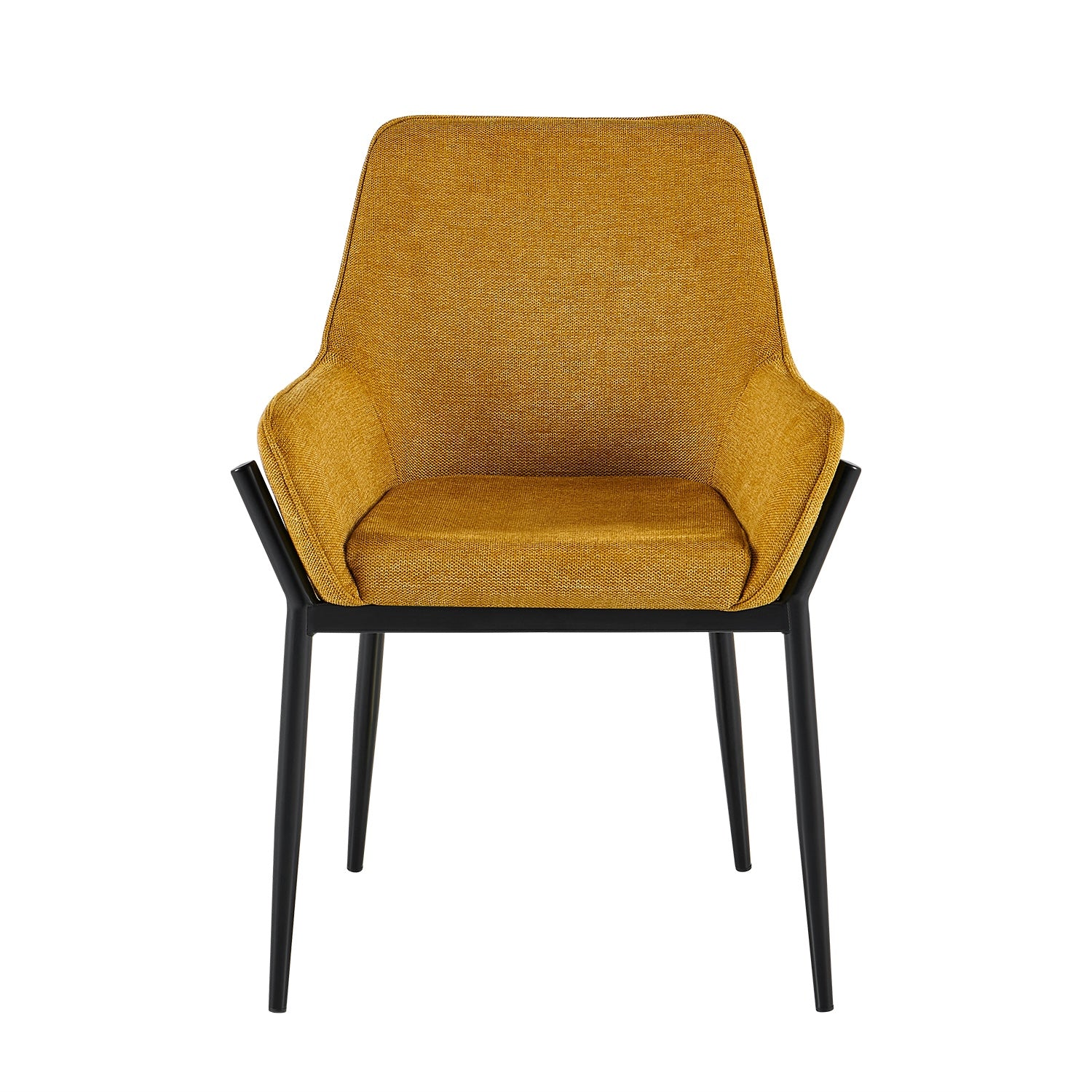 Silla Comedor Ventury Microfibra Mostaza