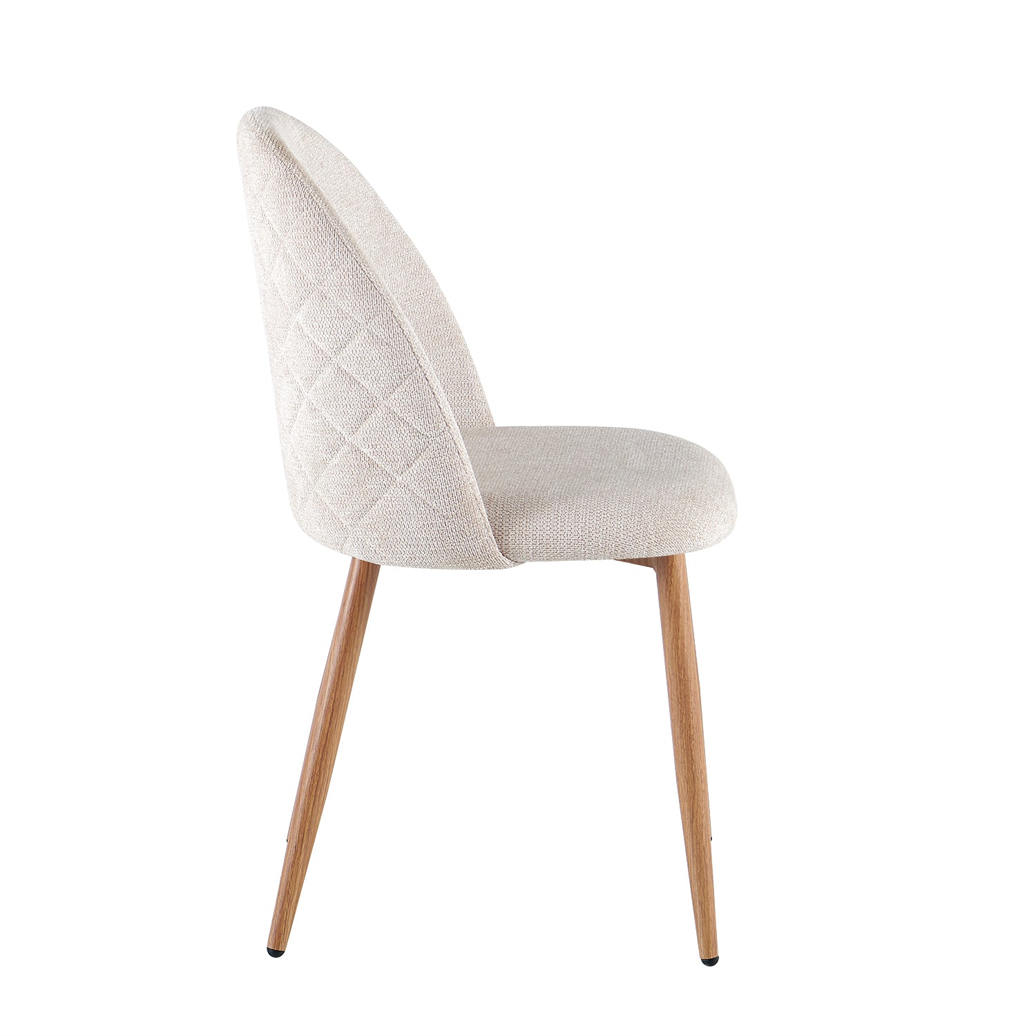 Silla Comedor Viena Lino Beige, Natural