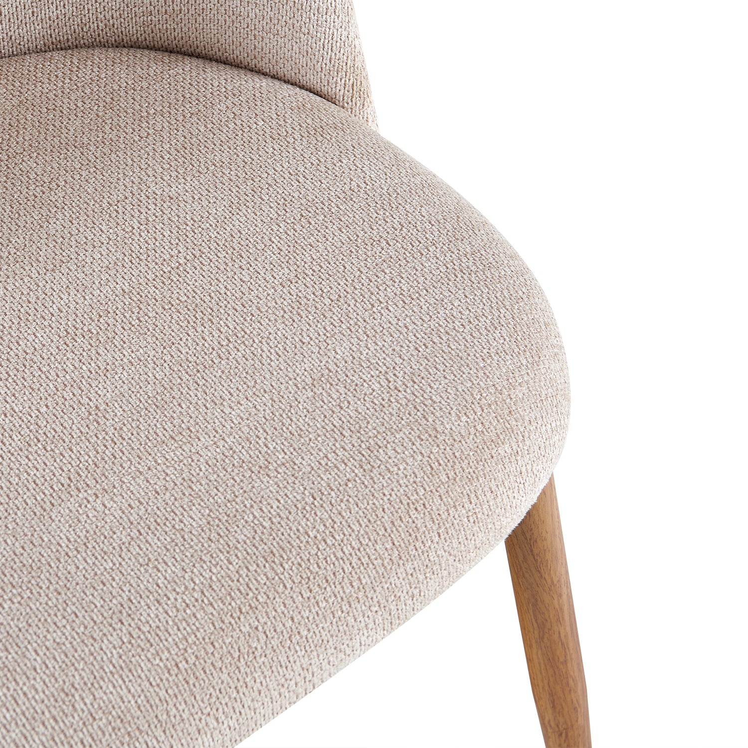 Silla Comedor Viena Lino Beige, Natural