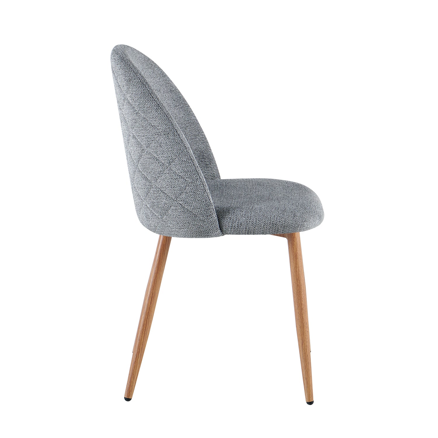 Silla Comedor Viena Lino Gris, Natural