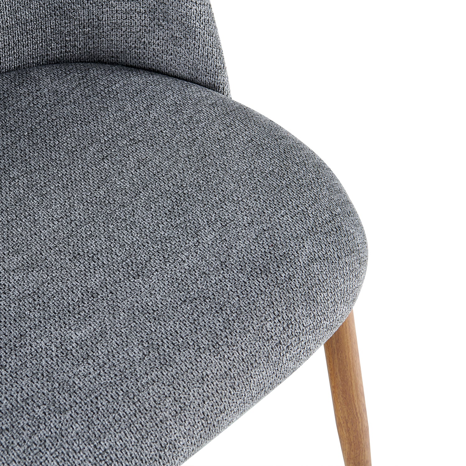 Silla Comedor Viena Lino Gris, Natural