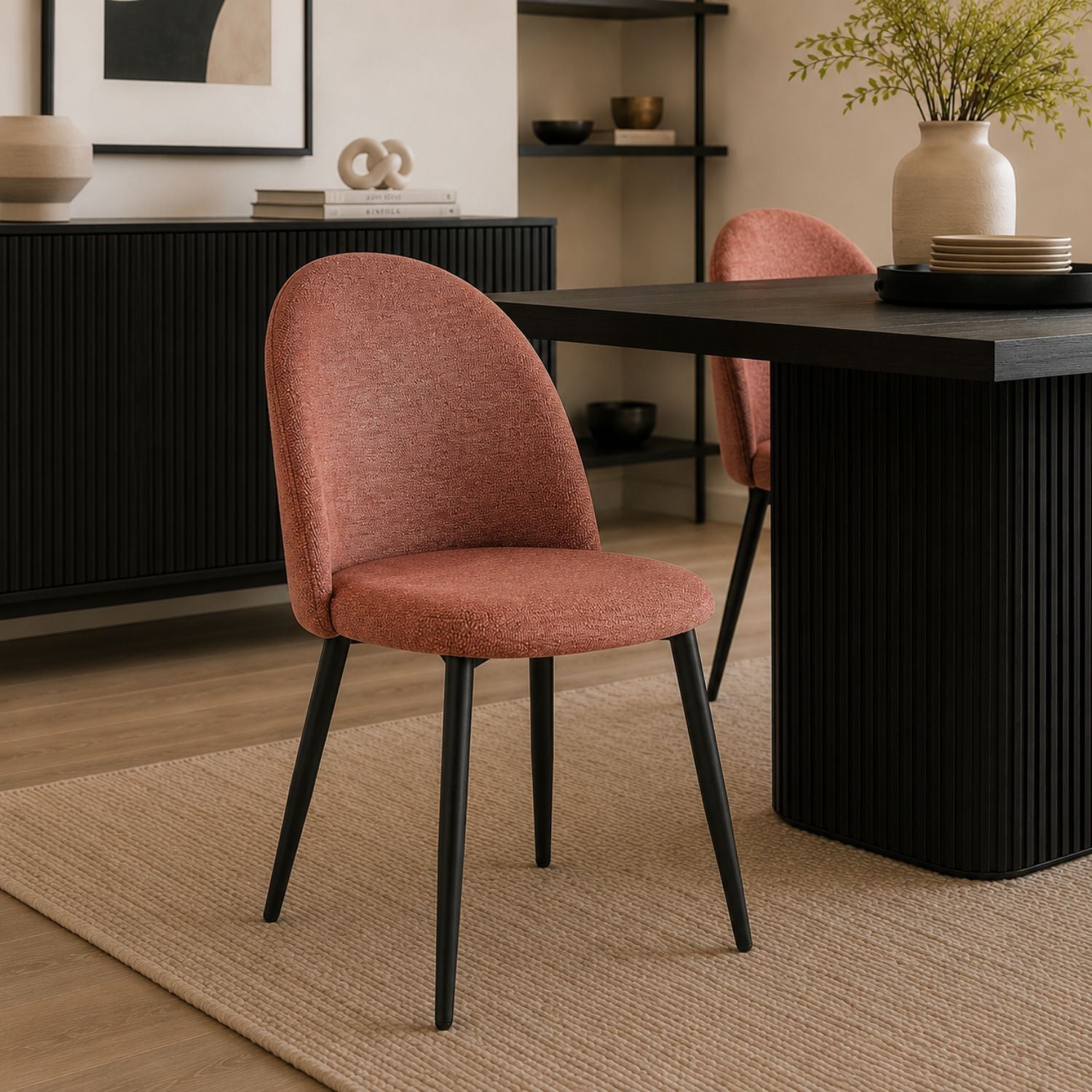 Silla Comedor Viena Lino Rosa