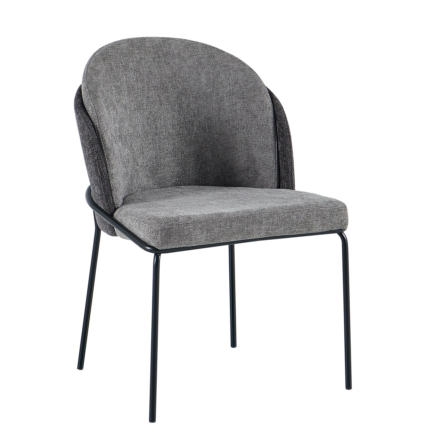 Silla Comedor Quina Microfibra Gris