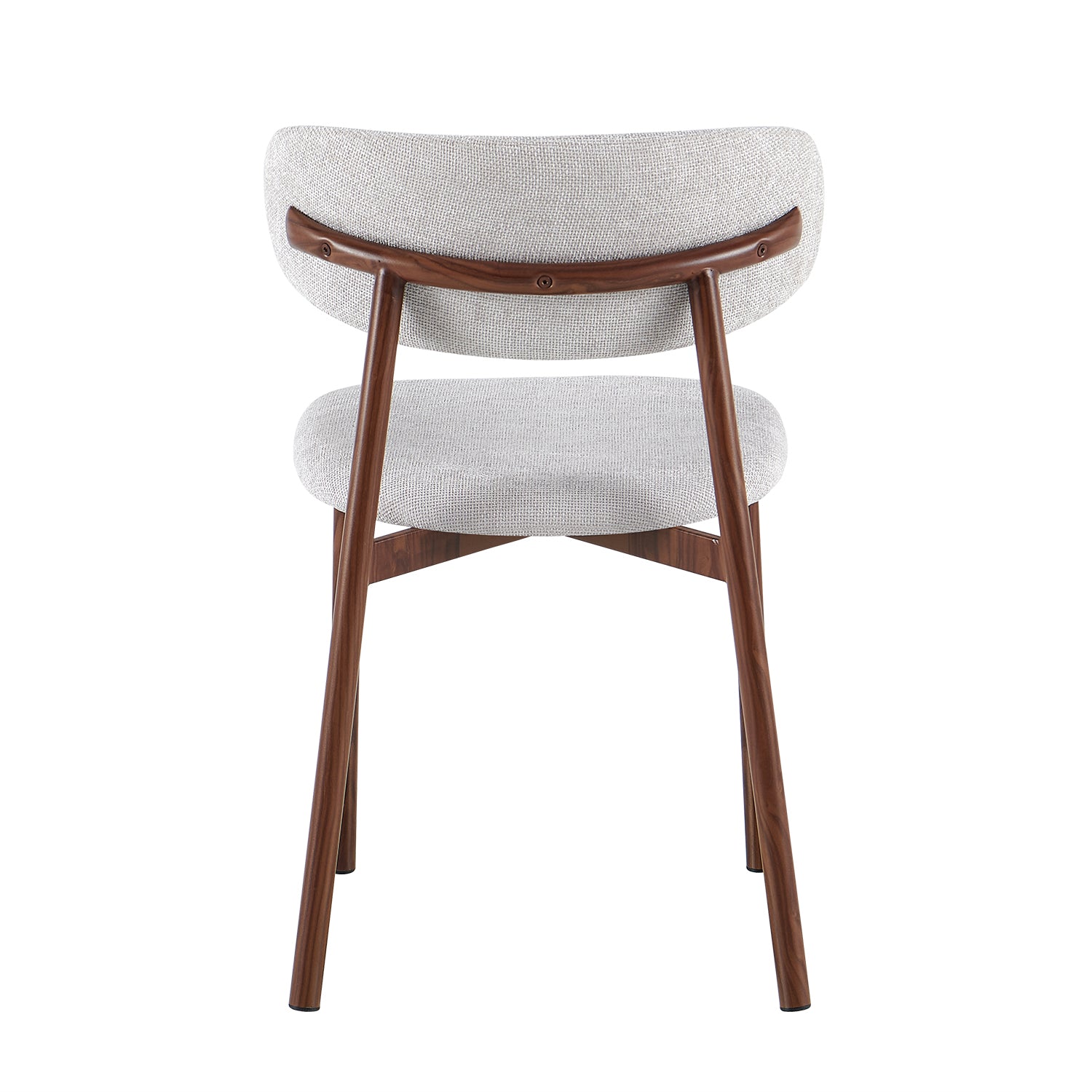 Silla Comedor Zajar Lino Crudo, Natural Oscuro