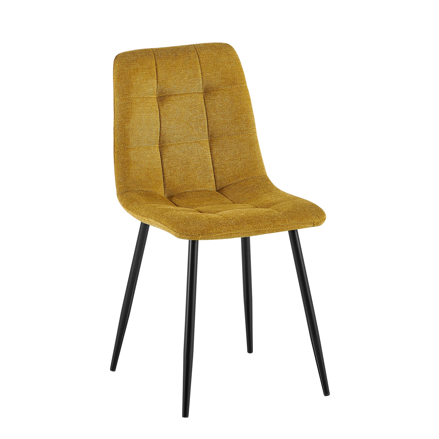 Silla Comedor Luciana Lino Mostaza