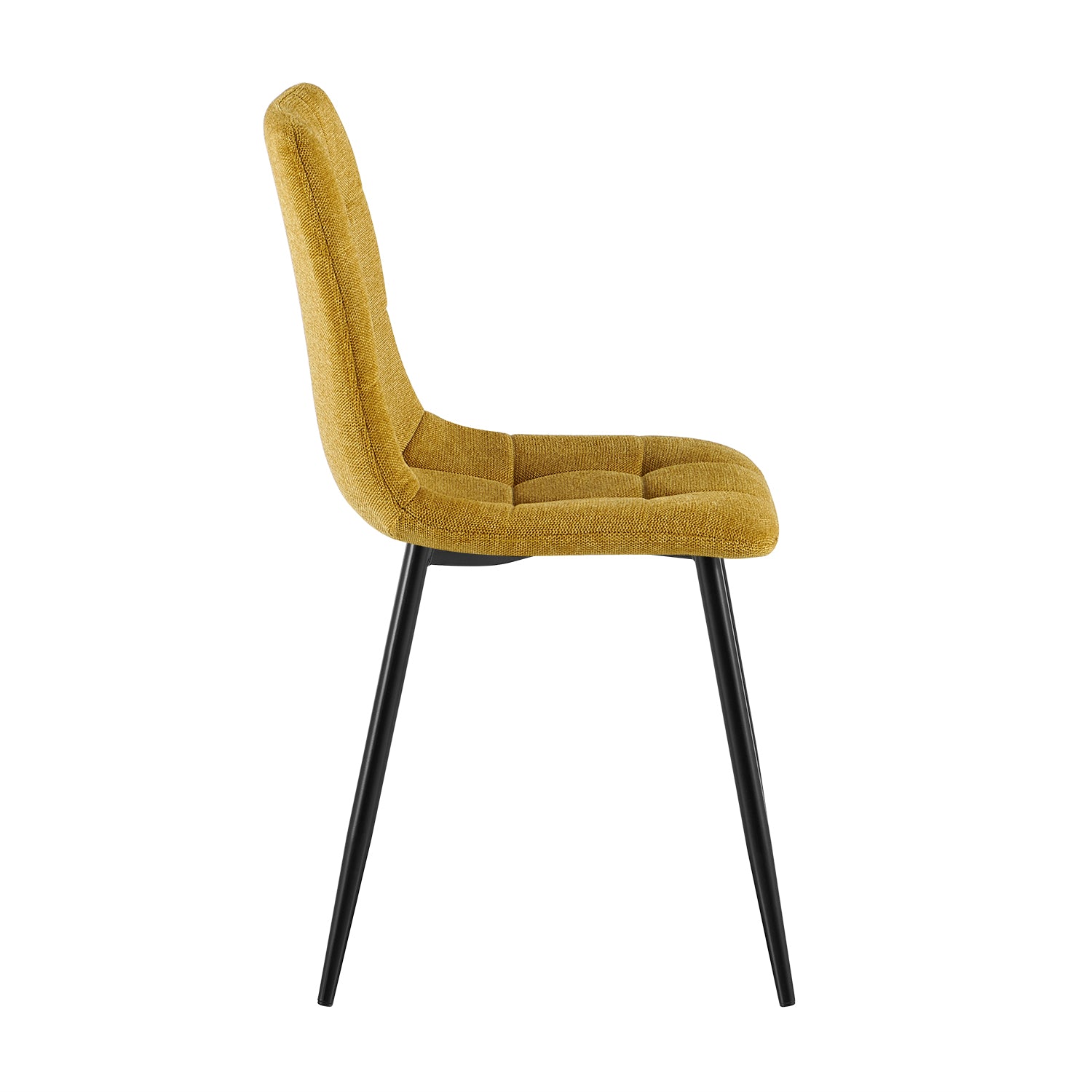 Silla Comedor Luciana Lino Mostaza