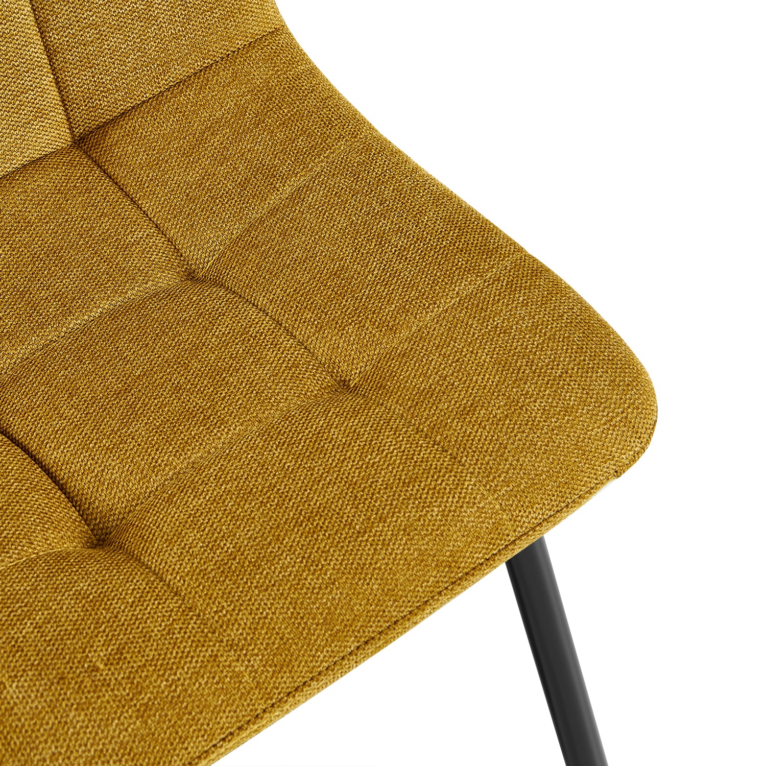 Silla Comedor Luciana Lino Mostaza