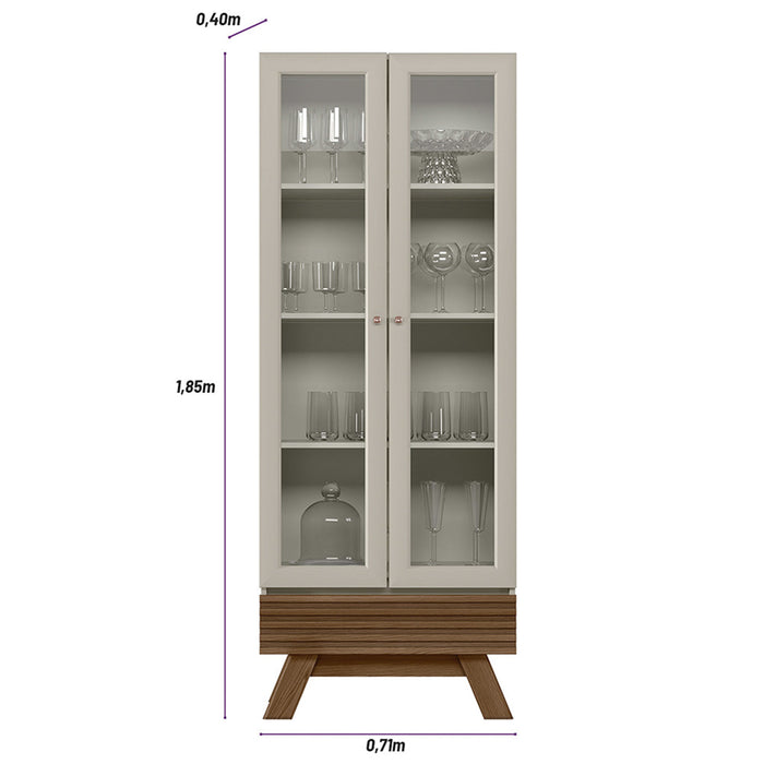 Vitrina Marsal Natural, Off White
