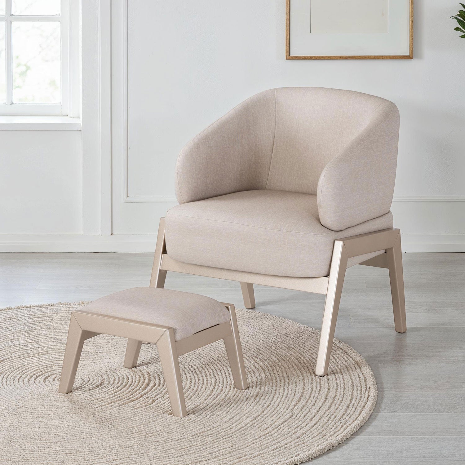 Butaca Milan Eurolino Marbella Marfil, Champaña