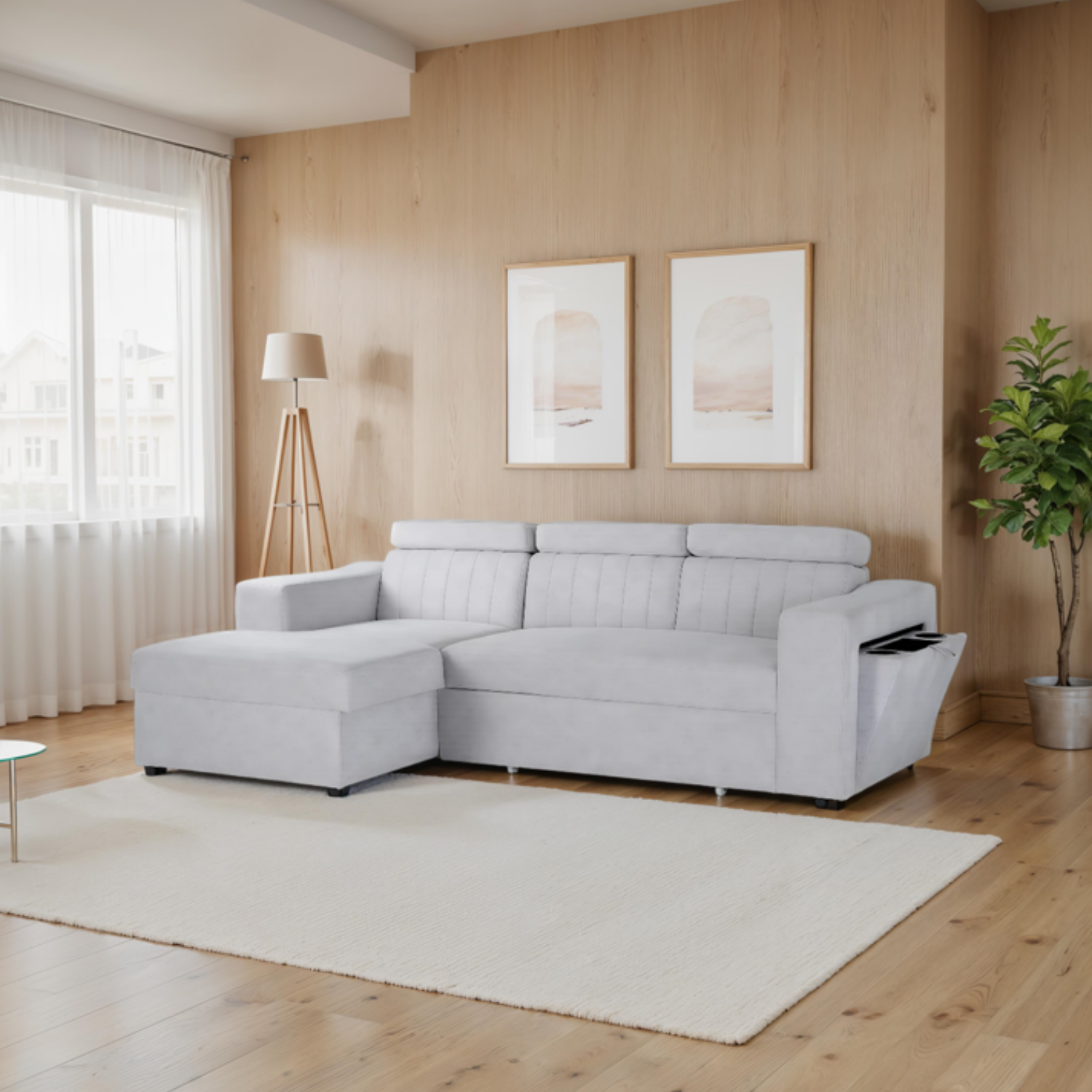 Sala Cama Draco Eleganza Plata, Champaña