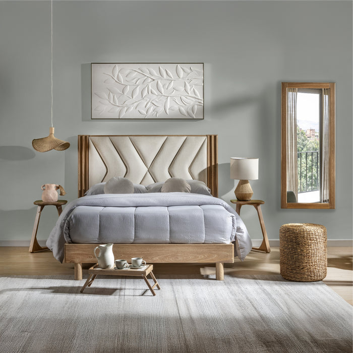 Recámara Queen Artemisa Natural, Marfil