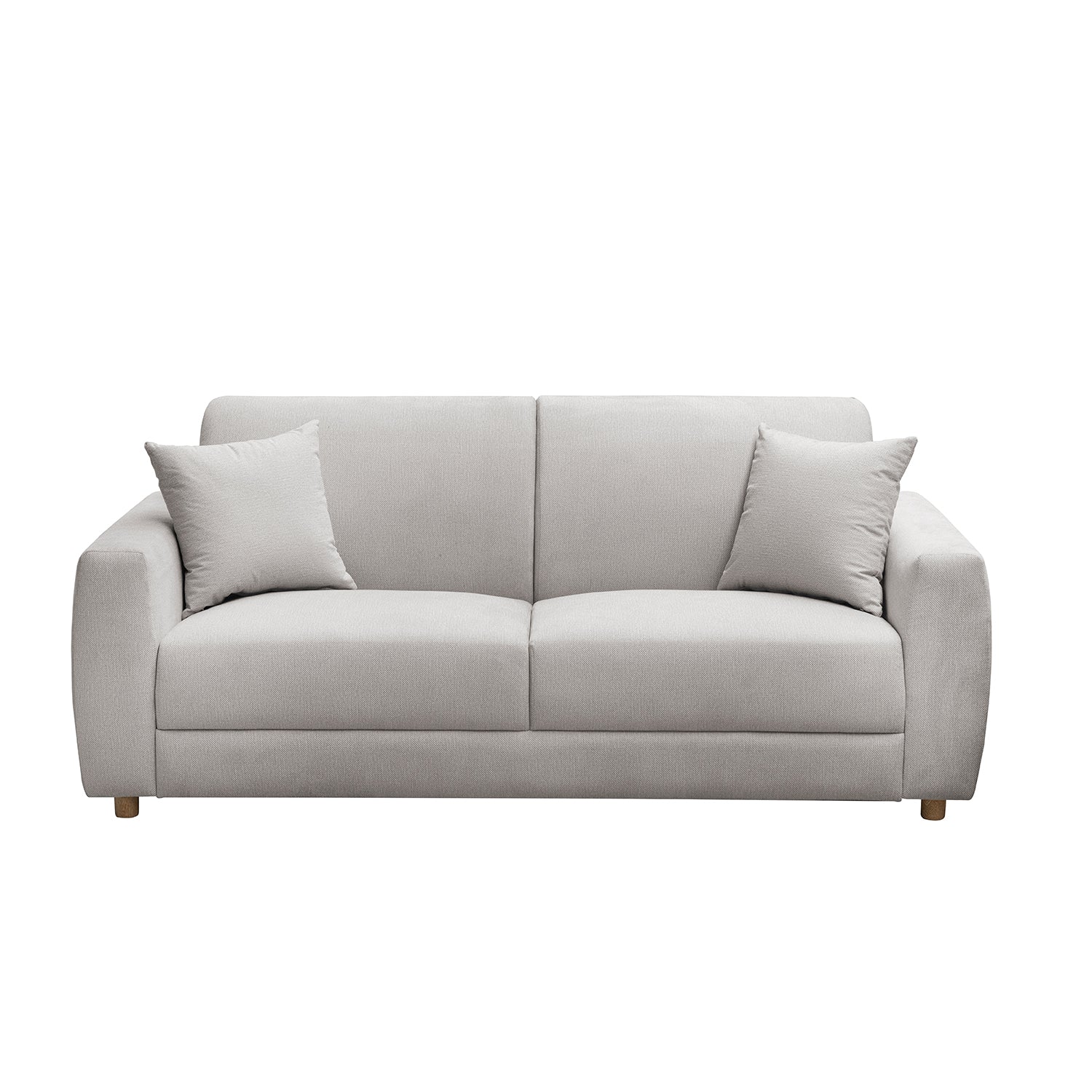 Sofá 3 Puestos Malibu Velvet Chalet Taupe, Natural