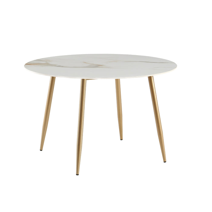 Comedor 4 Puestos Quina Beige, Champaña