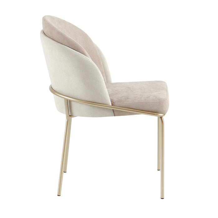 Comedor 4 Puestos Quina Beige, Champaña