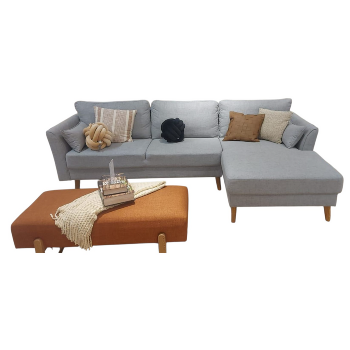Sala Rinconera Alexa Gris Orientación Derecha