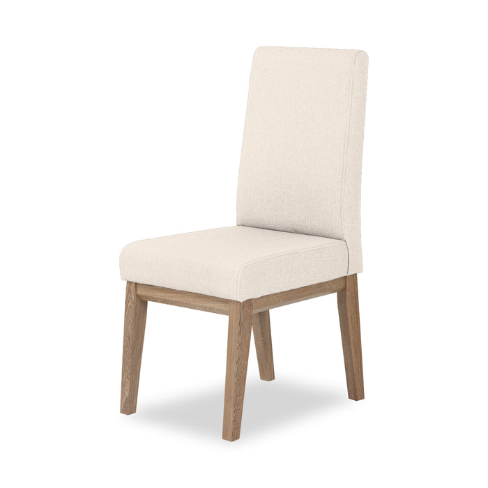 Comedor 6 Puestos Walcot Velvet Chalet Marfil, Natural 6Sillas