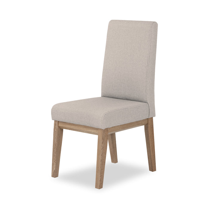 Comedor 6 Puestos Walcot Velvet Chalet Taupe, Natural 6Sillas
