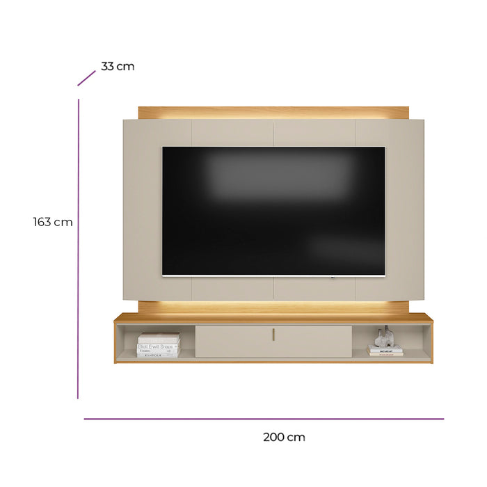 Panel de Tv Havana Natural Off White