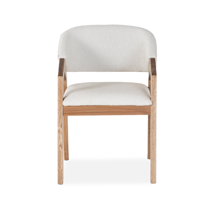 Comedor 4 Puestos Capri Eurolino Vitore Marfil, Natural