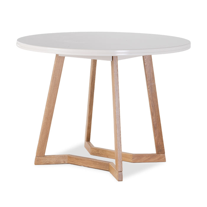 Comedor 4 Puestos Capri Eurolino Vitore Marfil, Natural