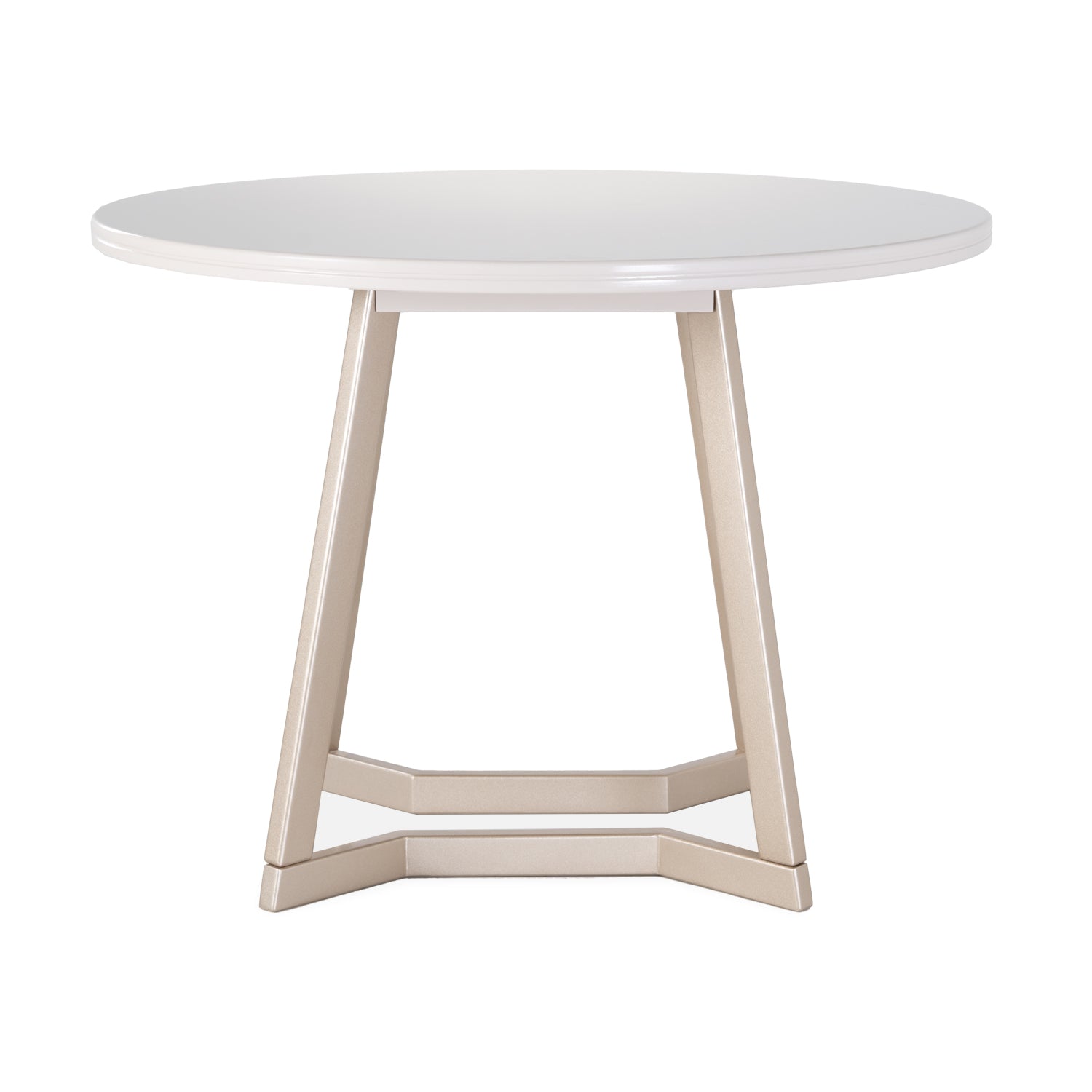 Comedor 4 Puestos Capri Velvet Atlas Marmol, Champaña