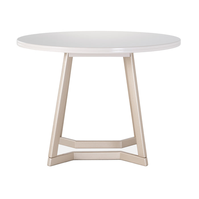 Comedor 4 Puestos Capri Velvet Atlas Marmol, Champaña
